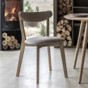 FOL105867 Set of 2 Natural Dining Chairs - Siya - Caspian House