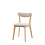 Set of 2 Natural Dining Chairs - Siya - Caspian House
