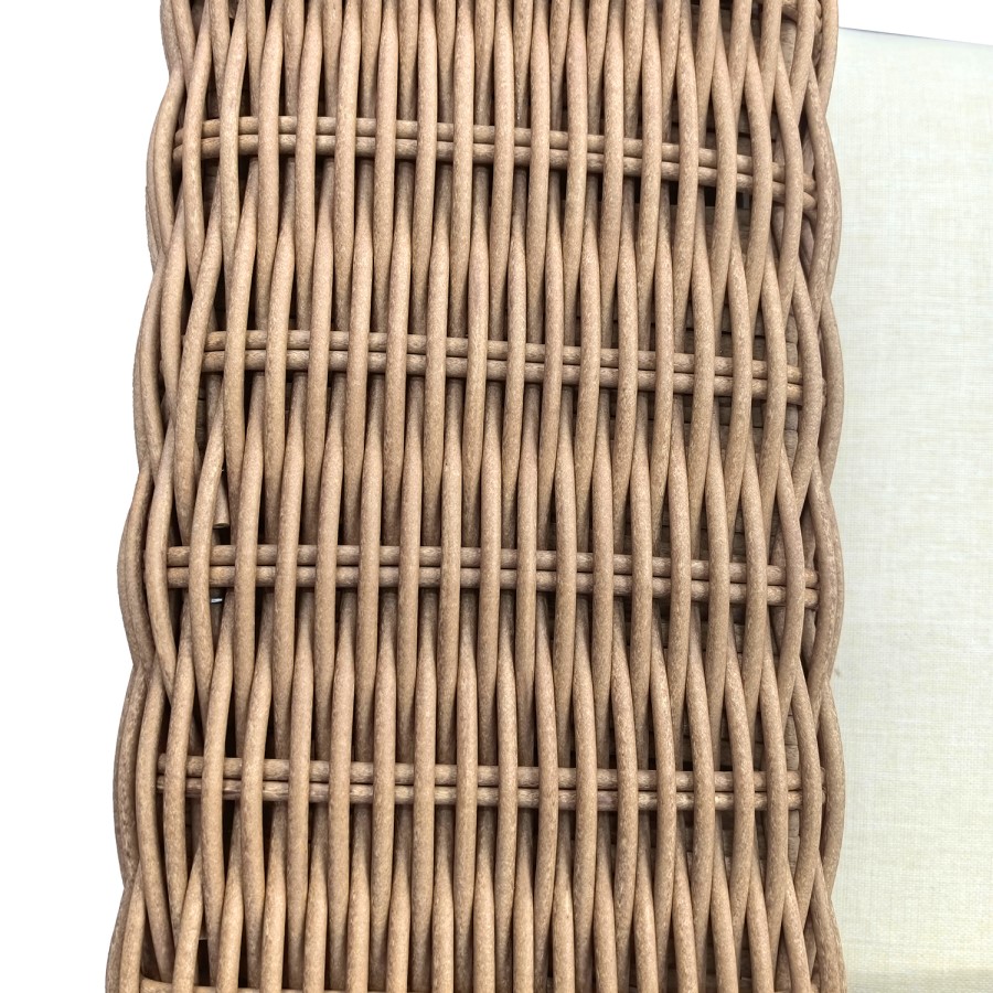 Thick Round Rattan Corner Garden Sofa Set With Fire Pit and Benches