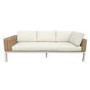 Thick Round Rattan Corner Garden Sofa Set With Fire Pit and Benches