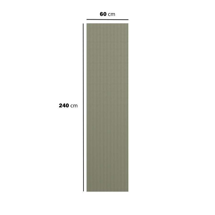 Paintable Fluted Wall Panel - 240cm x 60cm - Delamere