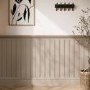 Pack of 3 Paintable Tongue & Groove Wall Panel - 80cm x 60cm - Delamere