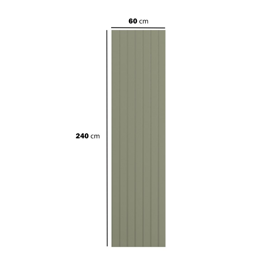 Pack of 2 Paintable Tongue & Groove Wall Panel - 240cm x 60cm - Delamere