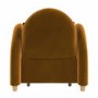 Caramel Velvet Sofa Bed - Gene
