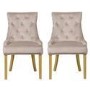 Grayson Industrial Reclaimed Solid Wood Dining Table with 4 Beige Velvet Dining Chairs