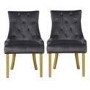 Grayson Industrial Reclaimed Solid Wood Dining Table with 4 Charcoal Velvet Dining Chairs