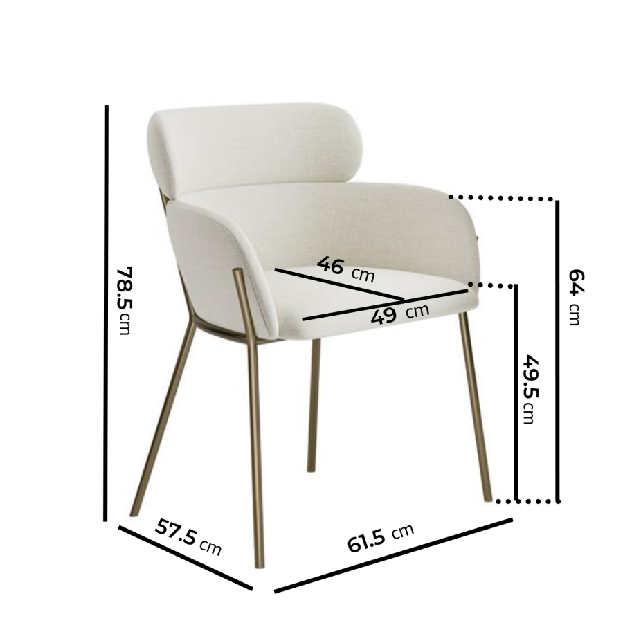 Beige Marble Effect Pillar Extendable Dining Table - Seats 6 - 8 - Geneva