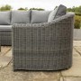 Rowlinson Bunbury Rattan Garden Corner Sofa Set in Grey