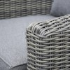 Rowlinson Bunbury Rattan Garden Sofa Set in Grey