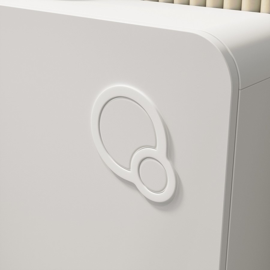 Back to Wall Smart Bidet Japanese Toilet with White Glass Cabinet, Cistern & Pneumatic Dual Flush Button - Purificare