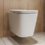 ONLY OPENED - Albi Wall Hung Toilet 1160mm Pneumatic Frame & Cistern & Chrome Flush Plate