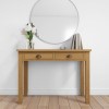 Harrington Solid Oak Dressing Table With Two Drawers