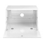 White Ribbed Tv Unit 60cm