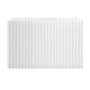 White Ribbed Tv Unit 60cm