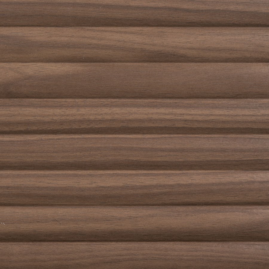 Multifunctional Small Walnut Ribbed Floating TV Stand - TV's up to 55" - Hazel