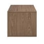 Multifunctional Small Walnut Ribbed Floating TV Stand - TV's up to 55" - Hazel
