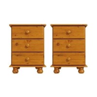 Pine Pair of Bedside Tables - Hamilton