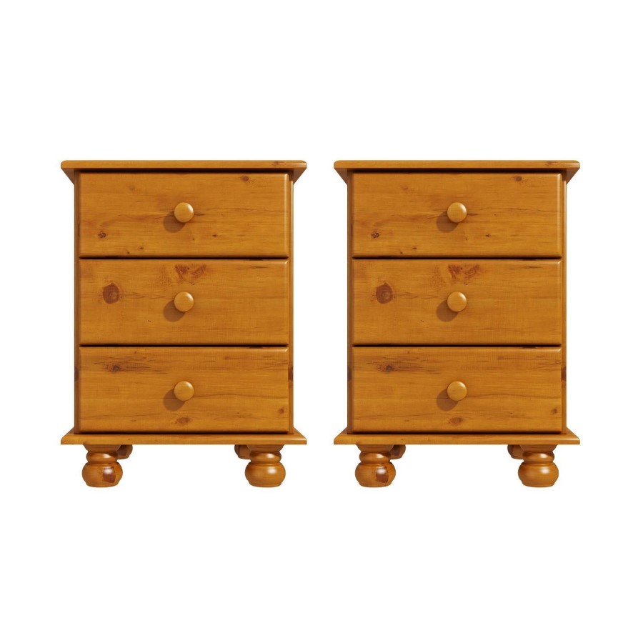 Pine Pair of Bedside Tables - Hamilton