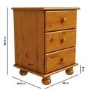 Pine Pair of Bedside Tables - Hamilton