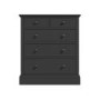 Kids Grey Painted Chest of 5 Drawers - Harper