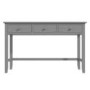 Grey Painted Console Table with 3 Drawers - Harper