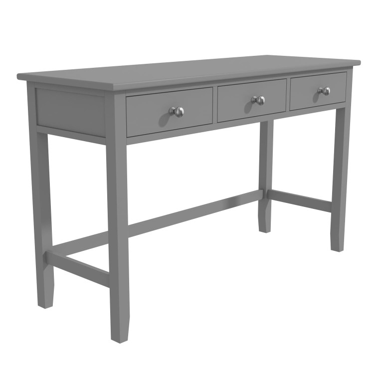 Grey Painted Console Table with 3 Drawers - Harper