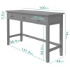 Grey Office Desk with Storage - Harper Range 