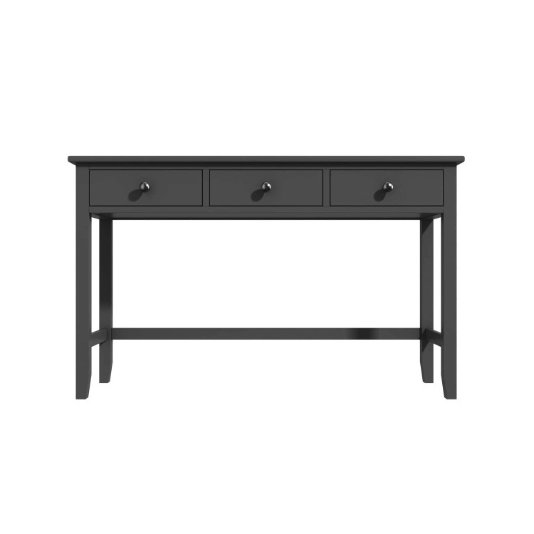 Kids Grey Solid Wood Desk with 3 Drawers - Harper