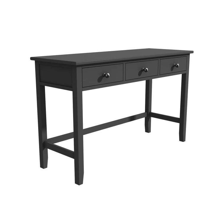 Kids Grey Solid Wood Desk with 3 Drawers - Harper