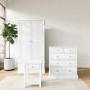 White 3 Piece Bedroom Furniture Set - Harper