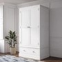 White 4 Piece Bedroom Furniture Set - Harper