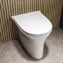 Back to Wall Rimless Toilet with Soft Close Seat - Indiana