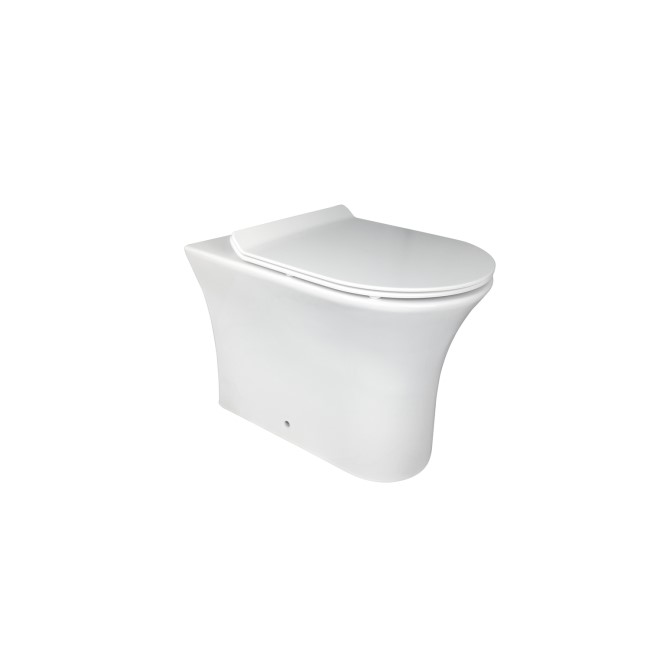 Back to Wall Rimless Toilet with Soft Close Seat - Indiana