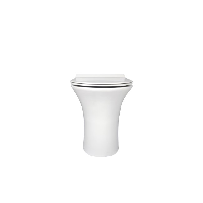 Back to Wall Rimless Toilet with Soft Close Seat - Indiana