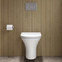 Indiana Wall Hung Toilet 1160mm Mechanical WC Frame & Cistern & Chrome Mechanical Flush Plate