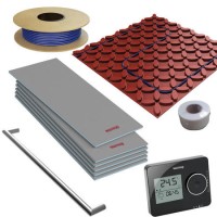 5sqm DCM Pro Electric Underfloor Heating Kit with Tempo Thermostat & Heated Towel Bar - Warmup