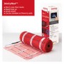 2sqm Electric Underfloor Heating Kit with 6iE WiFi Onyx Black Thermostat - Warmup Sticky Mat