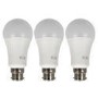 electriQ Smart Lighting Colour Wifi Bulb with B22 bayonet ending - Alexa & Google Home compatible - 3 Pack