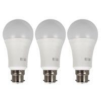 electriQ Smart Lighting Colour Wifi Bulb with B22 bayonet ending - Alexa & Google Home compatible - 3 Pack