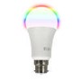 electriQ Smart Lighting Colour Wifi Bulb with B22 bayonet ending - Alexa & Google Home compatible - 3 Pack