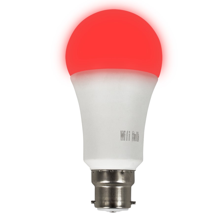 electriQ Smart Lighting Colour Wifi Bulb with B22 bayonet ending - Alexa & Google Home compatible - 3 Pack