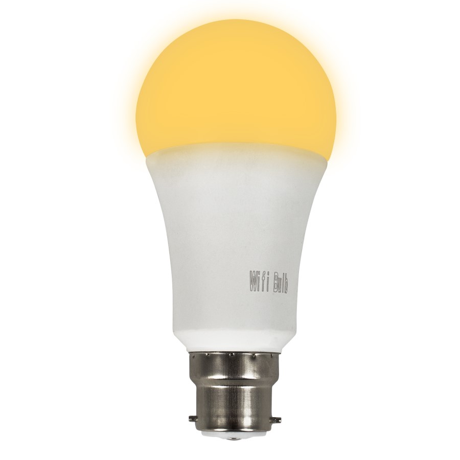 electriQ Smart Lighting Colour Wifi Bulb with B22 bayonet ending - Alexa & Google Home compatible - 3 Pack
