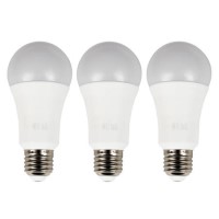 electriQ Smart Lighting Colour Wifi Bulb with E27 screw ending - Alexa & Google Home compatible - 3 Pack electriQ Smart Lighting Colour Wifi Bulb with E27 screw ending - Alexa & Google Home compatible - 3 Pack