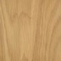 Slim & Narrow Oak Floating Console Table with Mirror & Storage - Izzi