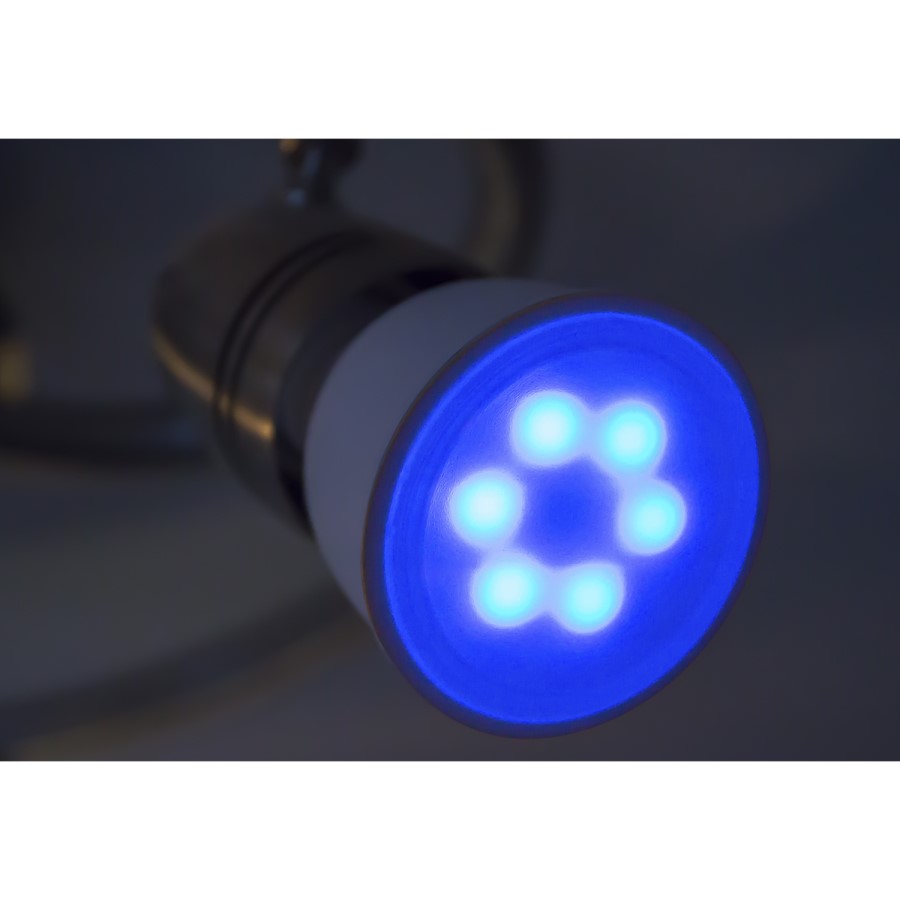 electriQ Smart Lighting dimmable colour Wifi Bulb with GU10 Spotlight fitting - Pack of  5