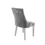 Mirrored Dining Table with 2 Grey Velvet Knocker Back Chairs & Matching Bench - Jade Boutique