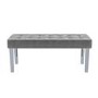 Mirrored Dining Table with 2 Grey Velvet Knocker Back Chairs & Matching Bench - Jade Boutique