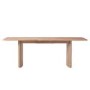 Oak Extendable Dining Set with 8 Rattan Effect Chairs - Jarel
