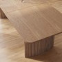 ONLY OPENED - Large Light Oak Extendable Dining Table - Seats 6-8 - Jarel