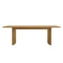 Large Oak Extendable Dining Table - Seats 6 - 8 - Jarel